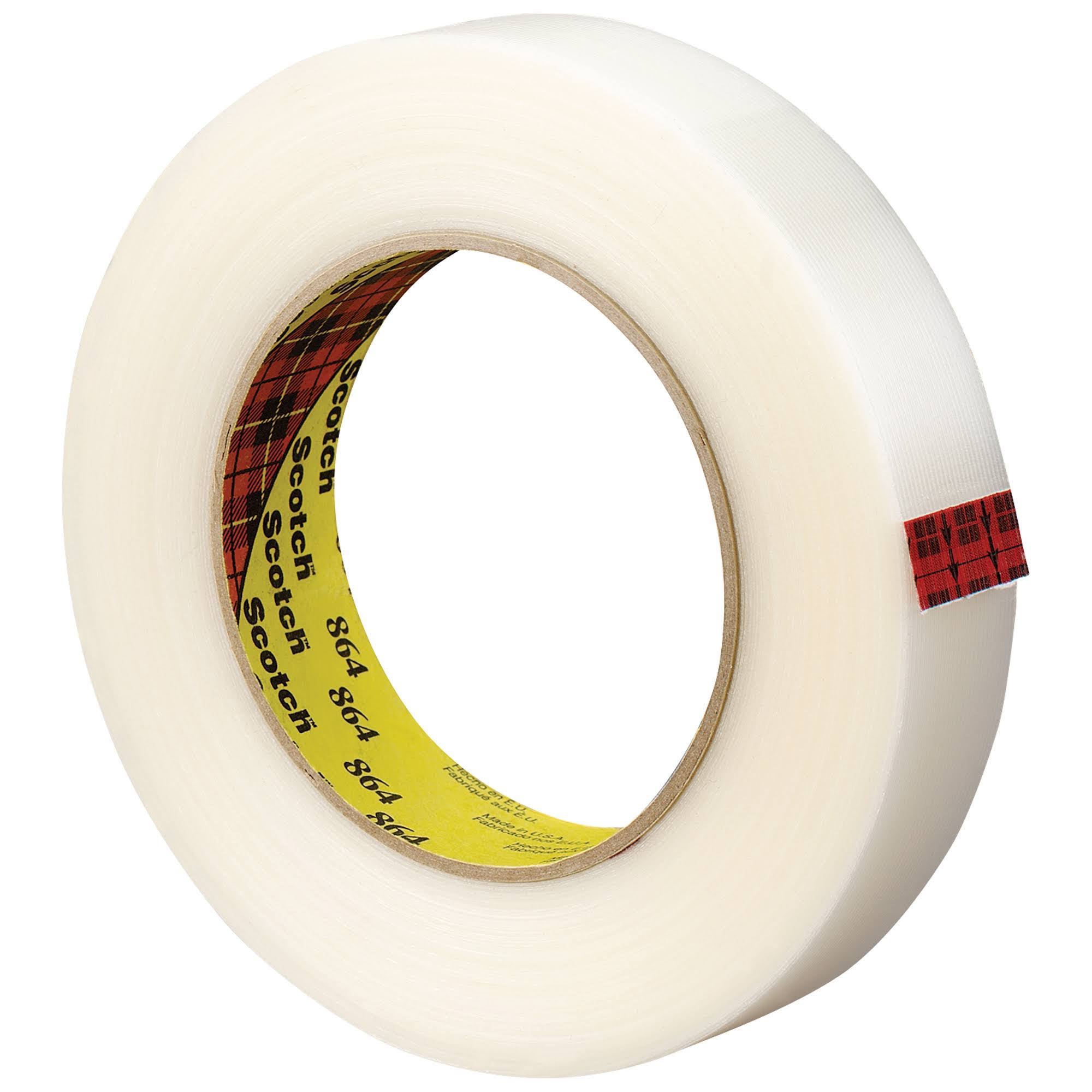1/2x22 x 60 yds. (24 Pack) 3M 864 Strapping Tape