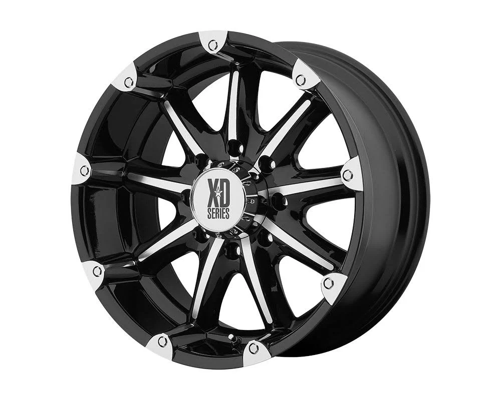 XD Series XD77929080312N XD779 Badlands Wheel 20x9 8x8x165.1 -12mm Gloss Black Machined