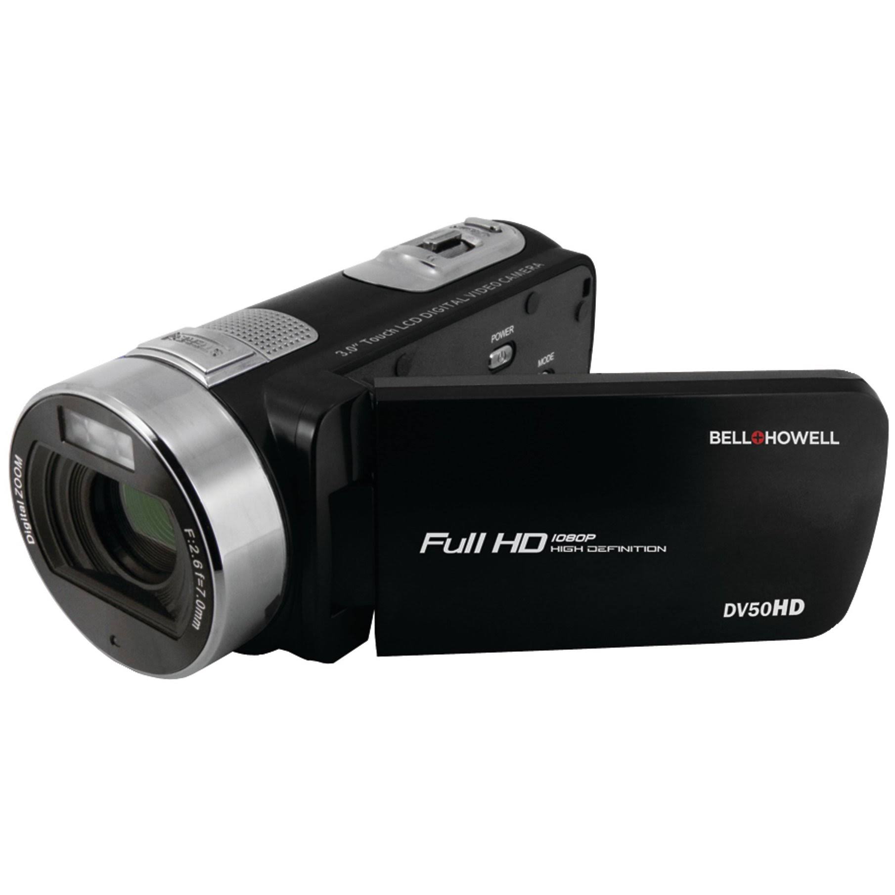 Bell+howell 20.0-Megapixel 1080p Fun Flix Camcorder - Black - DV50HD-BK