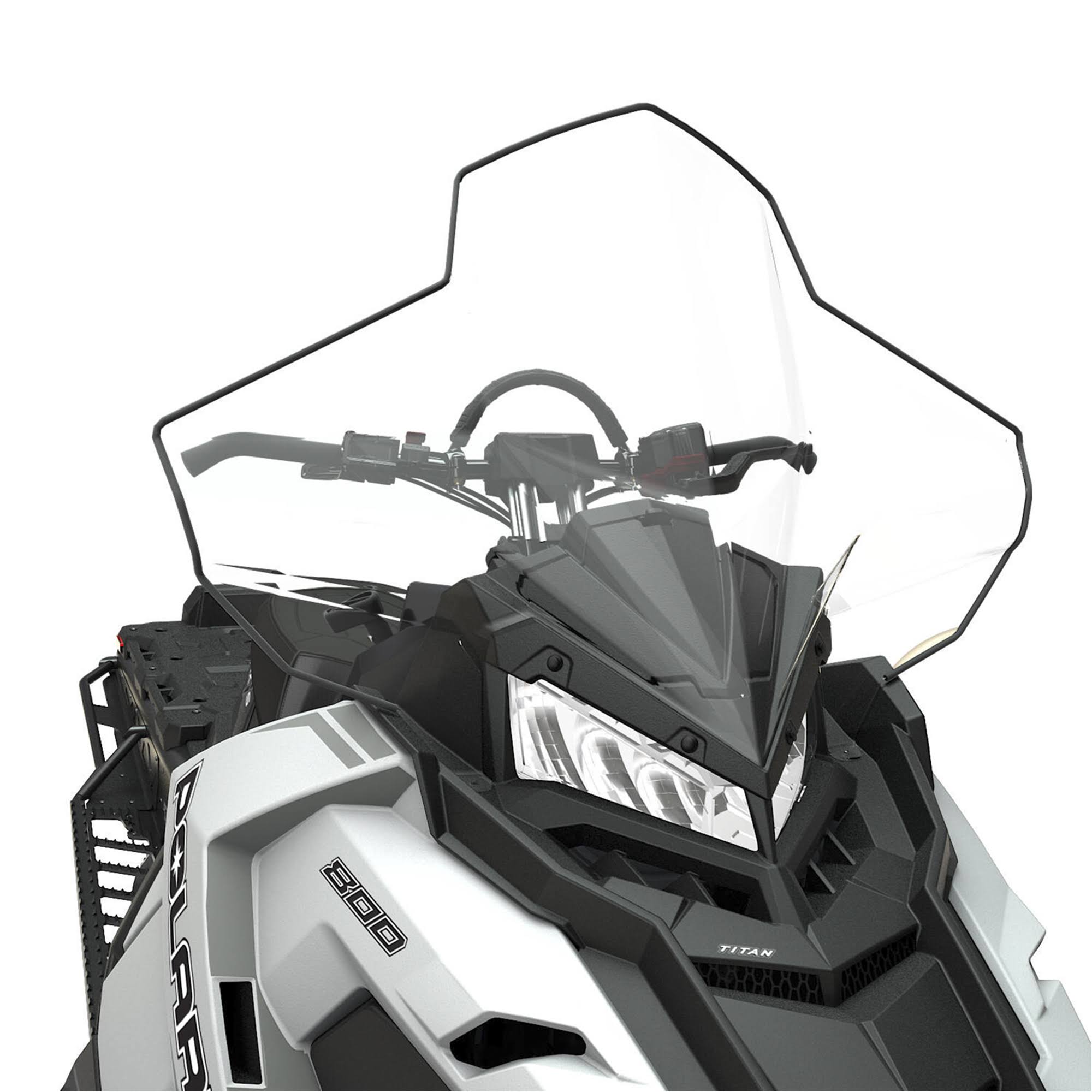 Polaris 2882796 25x22 Clear Full Coverage Windshield Rush Switchback RMK Titan SKS