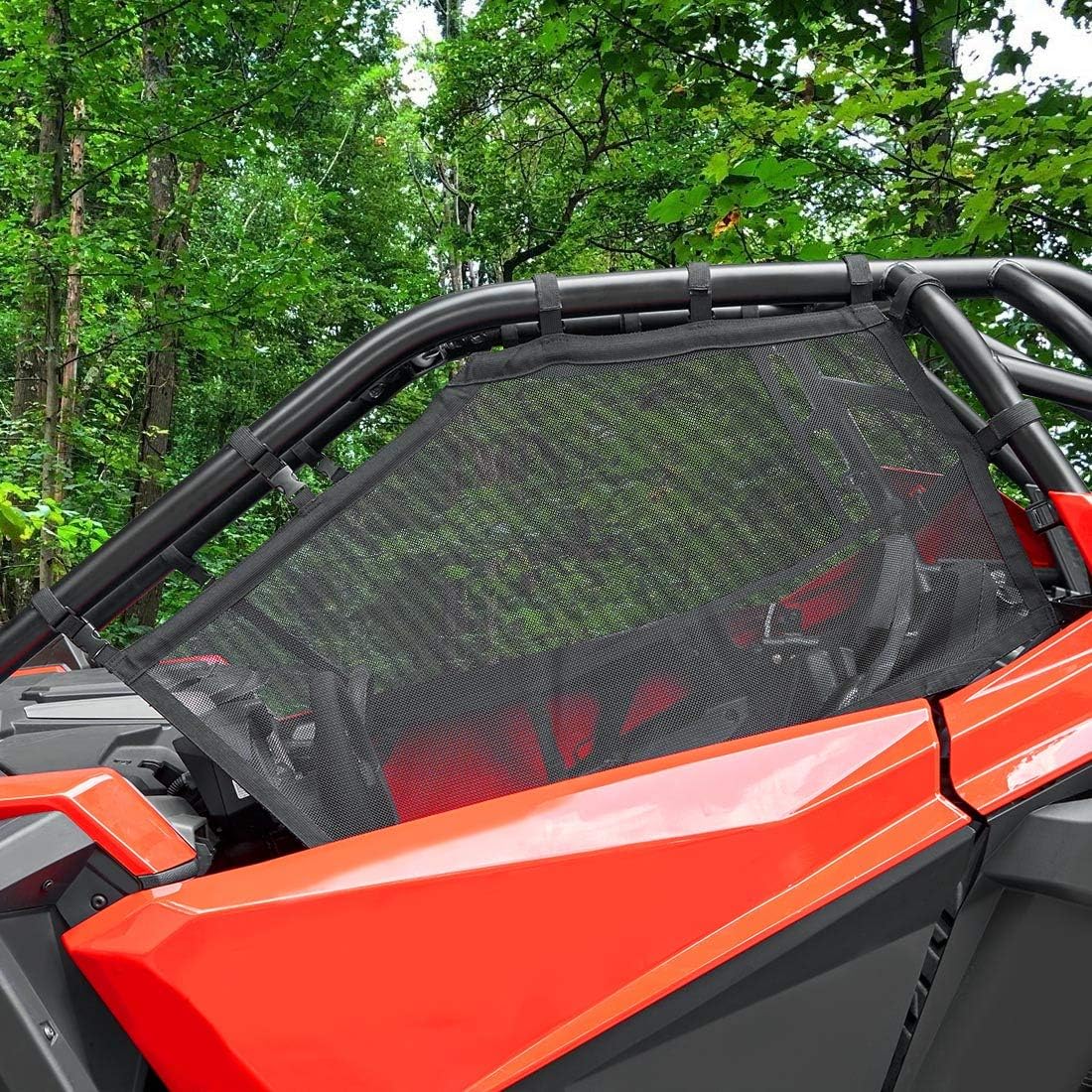 kemimoto RZR Window Nets Roll Cage Mesh Guard Compatible with 2020 2021 2022 Polaris RZR PRO XP for 2 Seater - Set of Two (Left and Right) Pack of 2