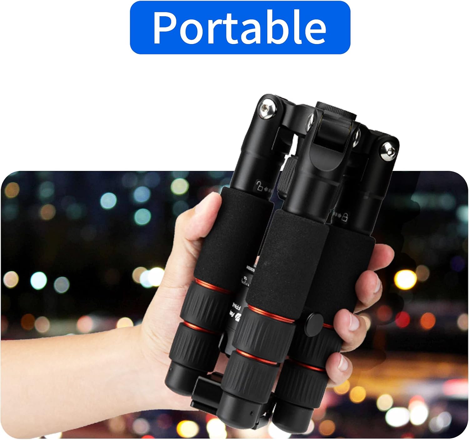 Fotopro M-4S 17.52” Portable Desktop Mini Tripod for Camera, Compact Aluminum Mini Tripod with 360 Degree Ball Head, 1/4” Quick Release Plate, for DSLR Camera, Video Camcorder, Load up to 8kg/17.64lb Pack of 2