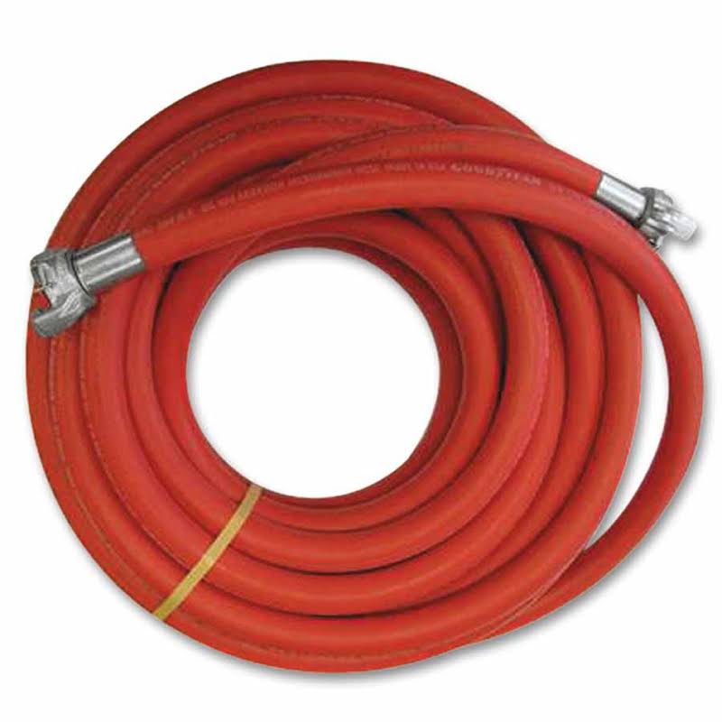 Continental ContiTech Jackhammer Air Hose Assemblies, 1 1/4 in O.D., 3/4 in I.D., 50 ft, Yellow 20715475