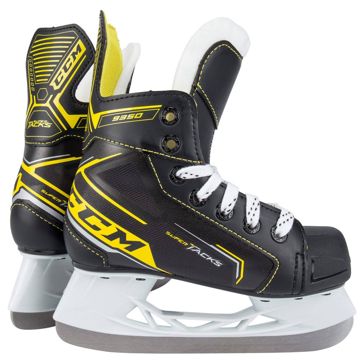 CCM Super Tacks 9350 Youth Ice Hockey Skates, 9.0