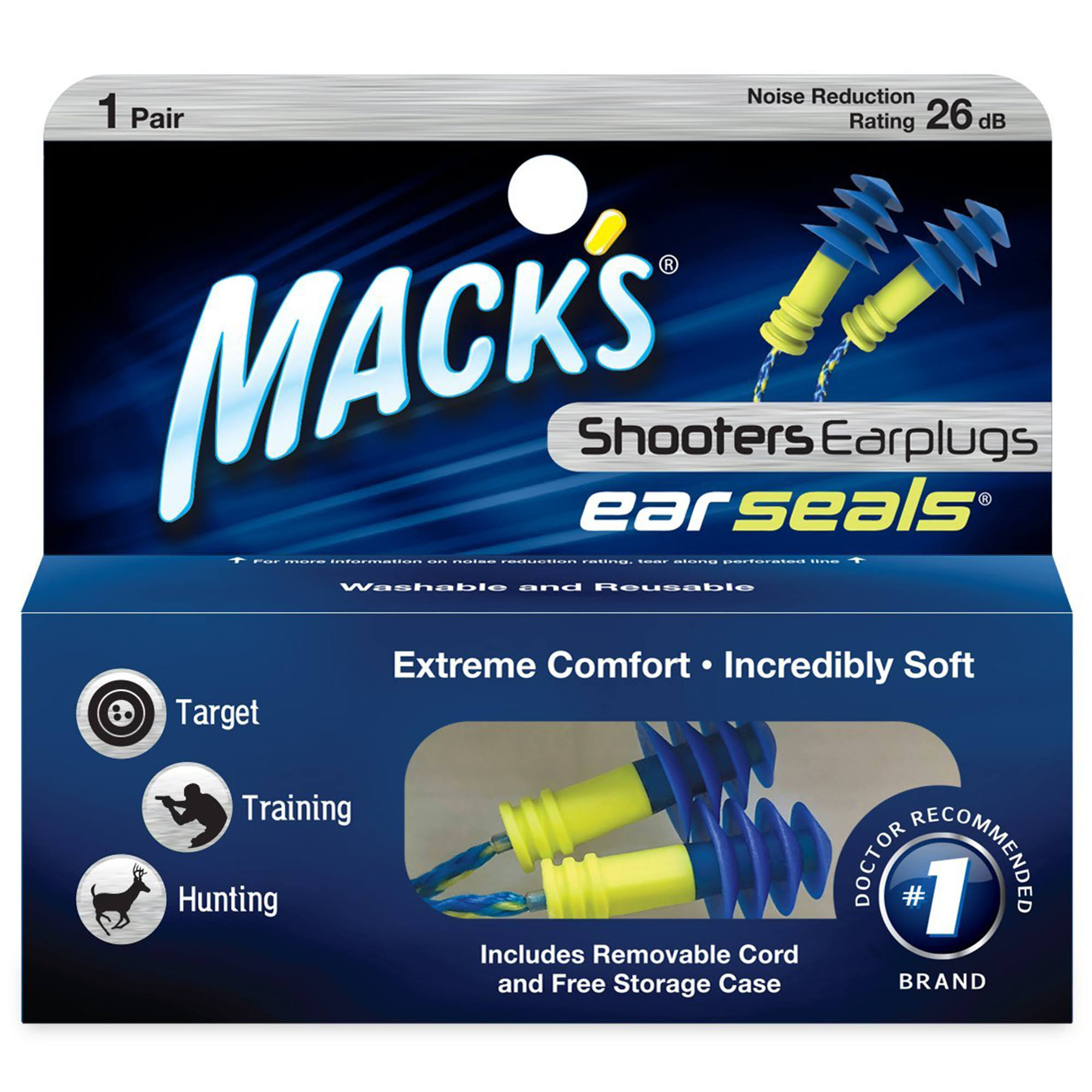 Mack&s Shooters Ear Seals Ear Plugs 1 Pair