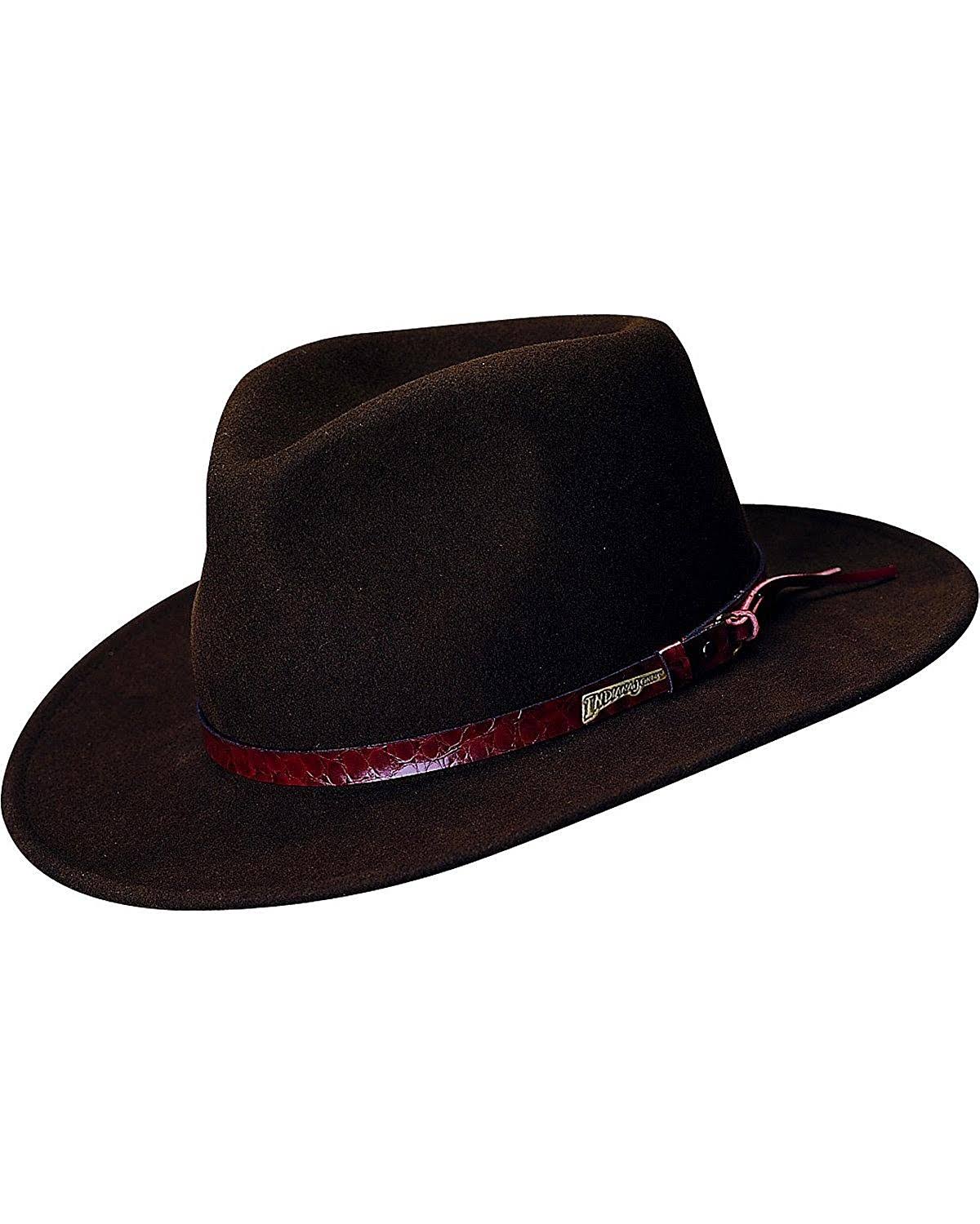 Indiana Jones All Seasons Outback Hat, Brown