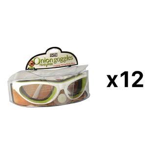 Rsvp International Tear Free Onion Goggles, White (Pack of 12) TEAR-W