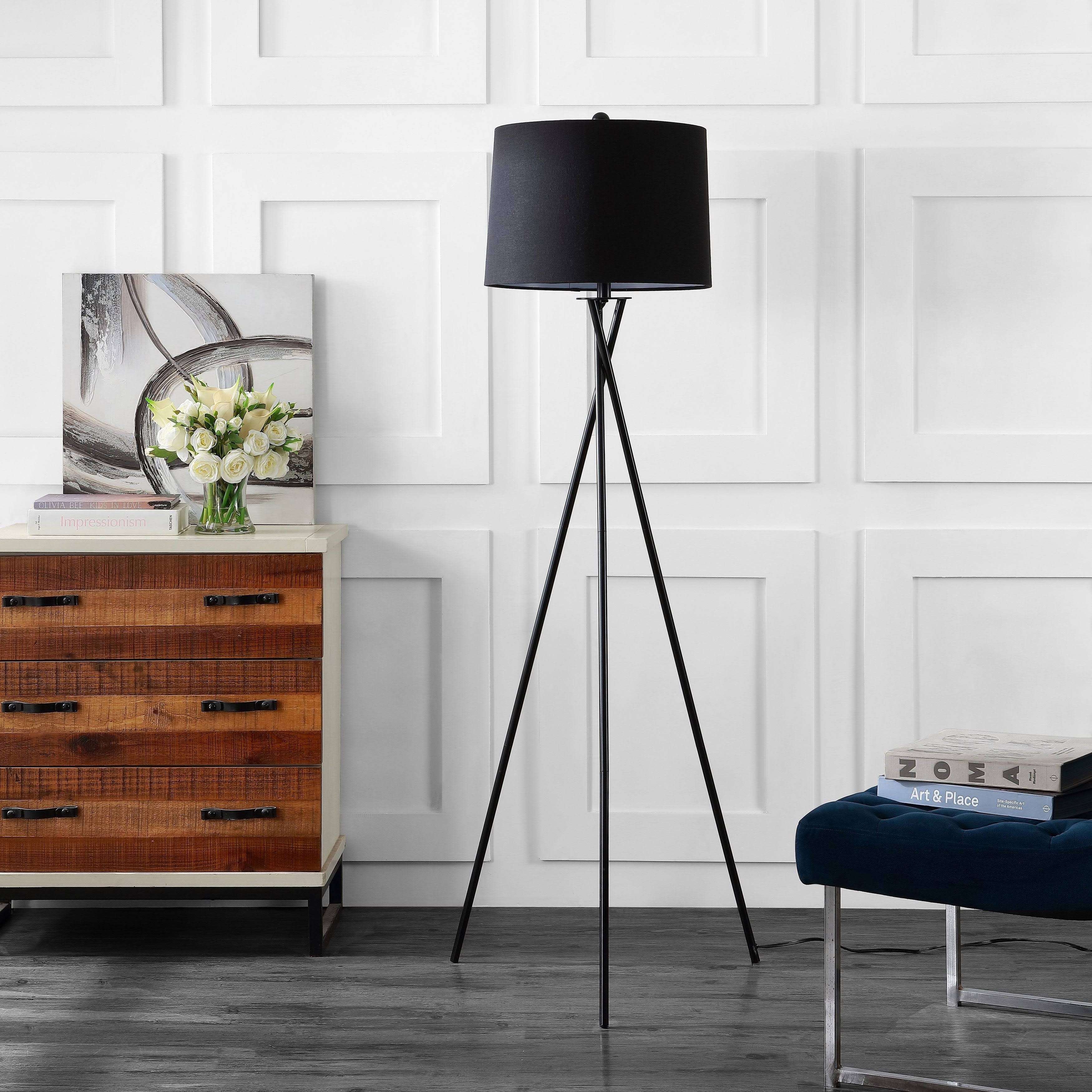 Safavieh Parsen Floor Lamp Black