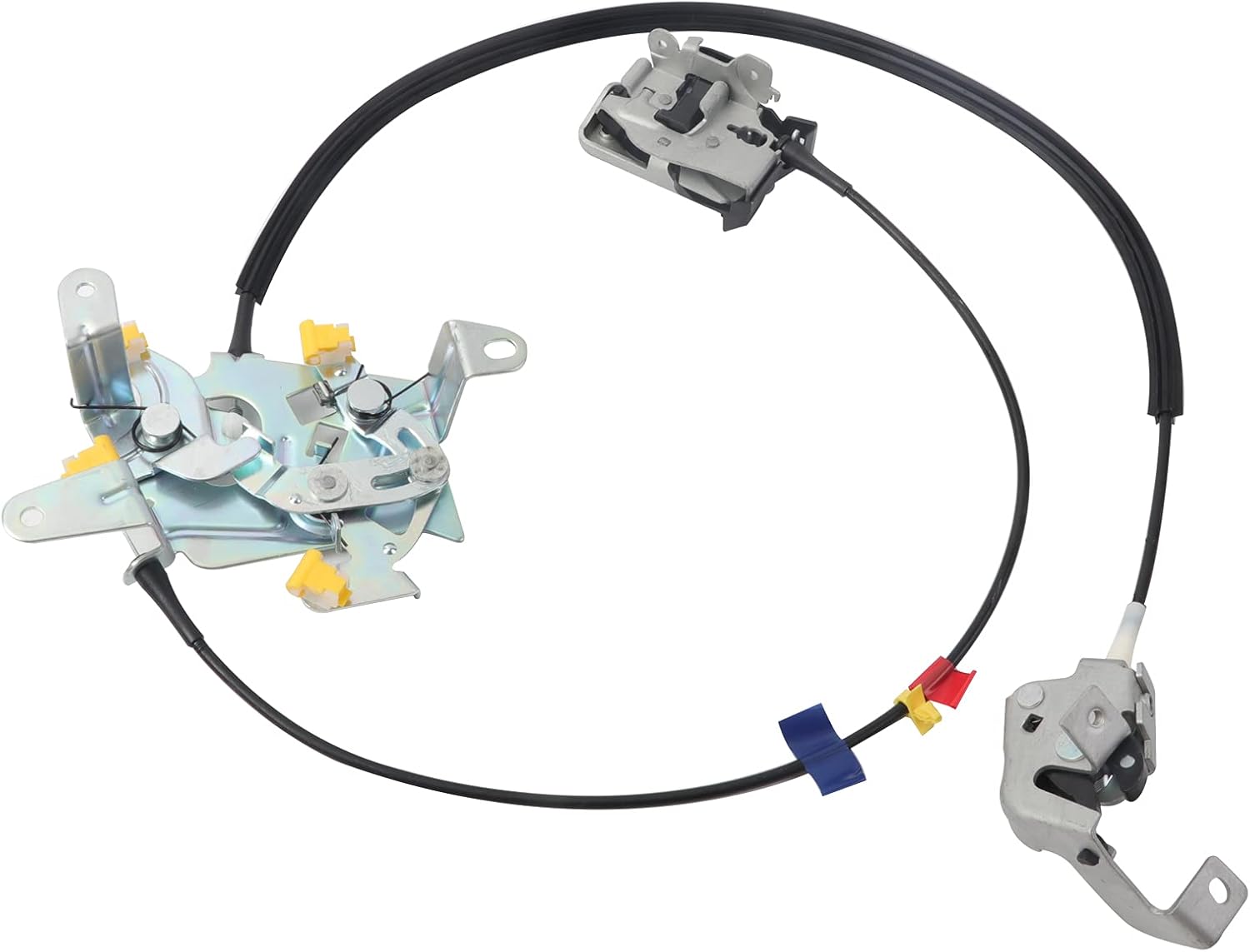 DOLKSN Left Driver Side Rear Door Lock Latch & Cable Assembly - Compatible with 1999 2000 2001 2002 2003 2004 2005 2006 2007 Ford F250 F350 F450 F550 Super Duty Replace# 6C3Z-28264A01-A Pack of 2