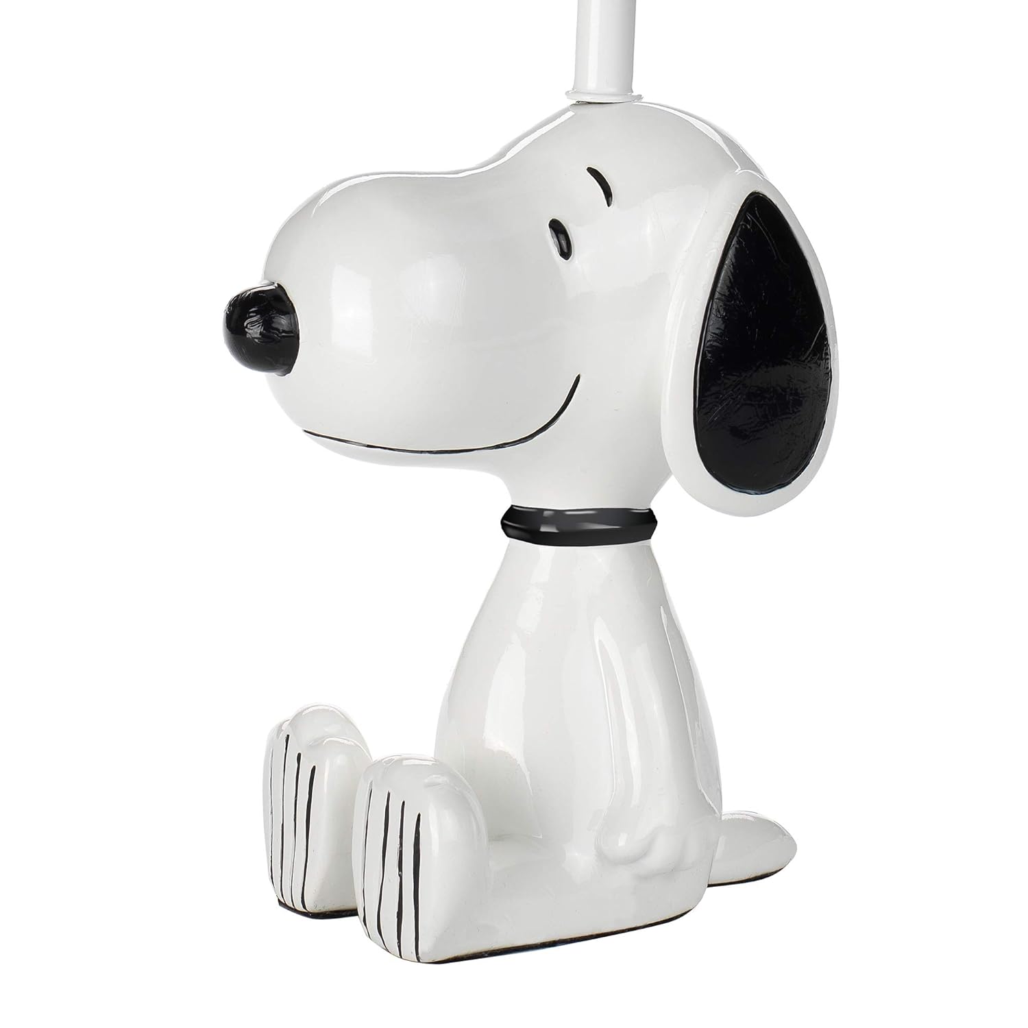 Lambs & Ivy Snoopy Lamp with Shade & Bulb - White/Black/Gray