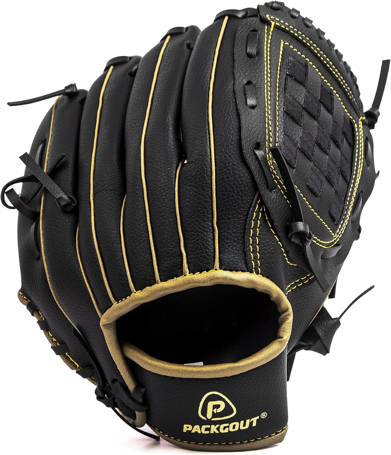 Youth Baseball Glove, Softball Glove for Kids 10.5 Inches, Baseball Mitt Accessories for Boys/Girls with 5 Soft Baseballs(Black/Brown)