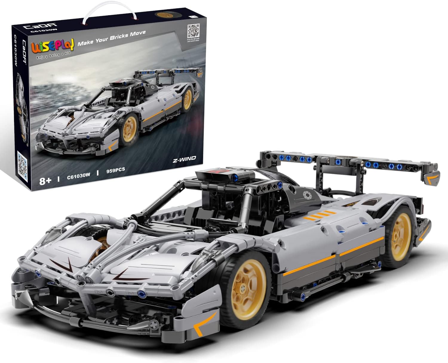 Car Building Kits for Adults and Kids | Collectible Model Race Car Technic Set 1:12 Scale Build and Display | Perfect Christmas Gift for Adult and Kids 10 12 14 Years Old and Adult Pack of 2