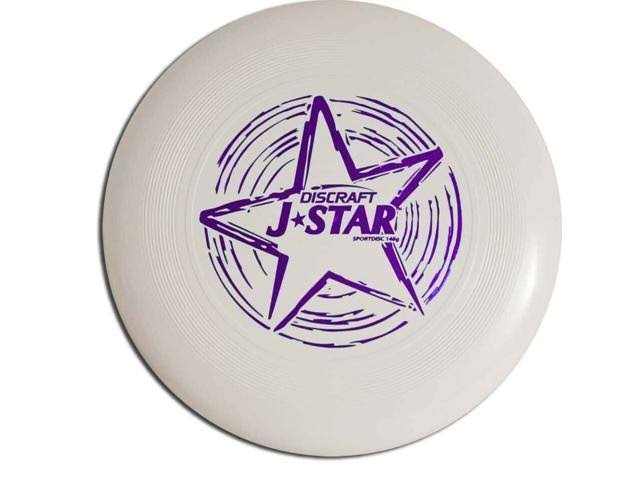 Discraft J*Star 145 Gram Junior Sportdisc, White (Pack of 6)