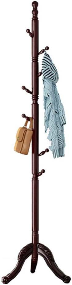 YUANYI Solid Wood Triangle Coat Rack for Household Use, Floor-Standing Practical Hanger (51 X 180CM) (Color : B)