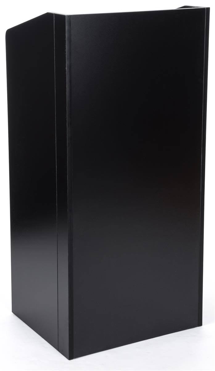 Displays2go Portable Lecterns with Folding Design Black (olilctfolbk)