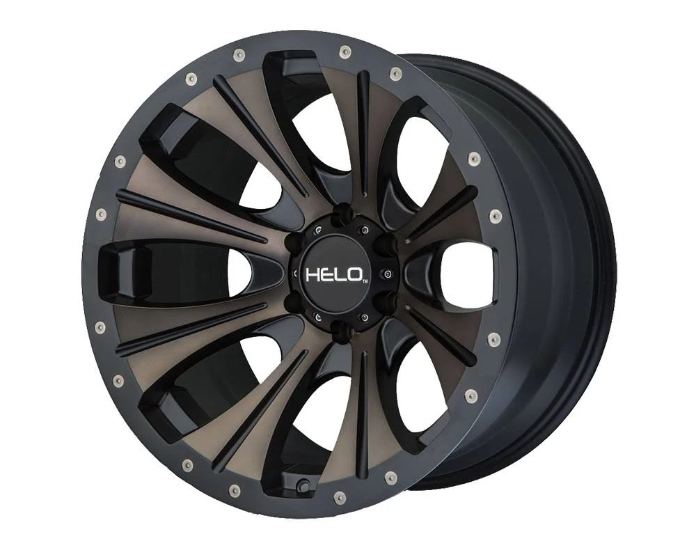 Helo HE901 Wheel 18x9 8x8x165.1 +0mm Satin Black Dark Tint