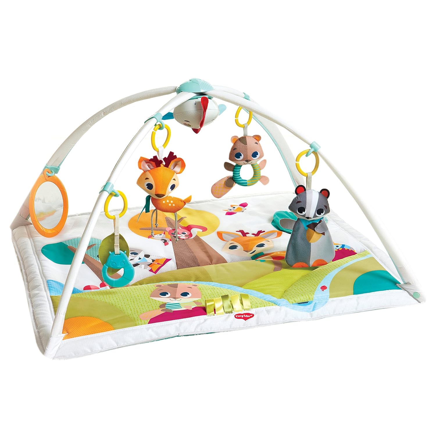 Tiny Love Gymini Deluxe Infant Activity Play Mat, Into The Forest Pack of 2
