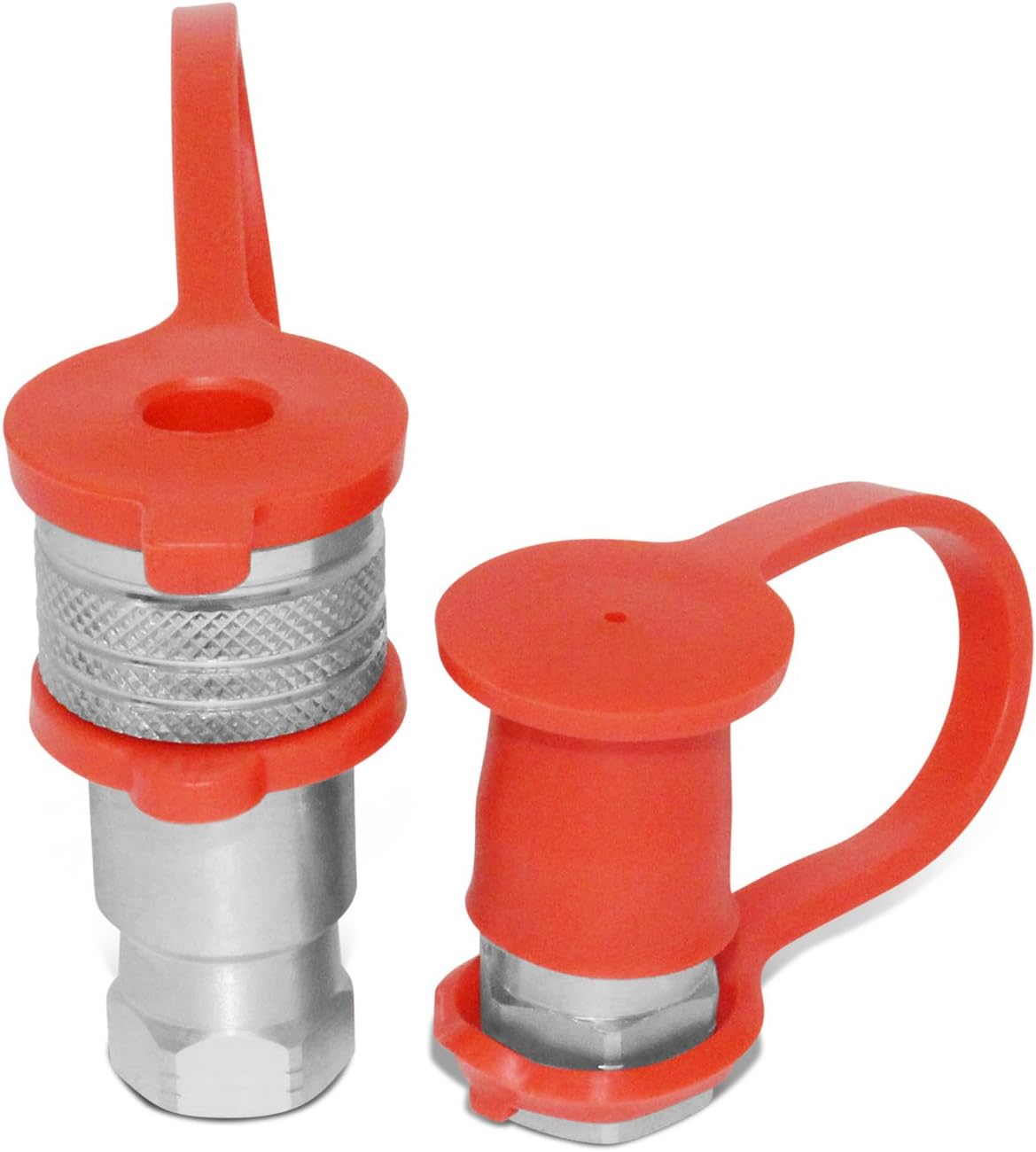 1/4” Ag ISO 5675 Hydraulic Quick Connect Coupler Set, 3/8