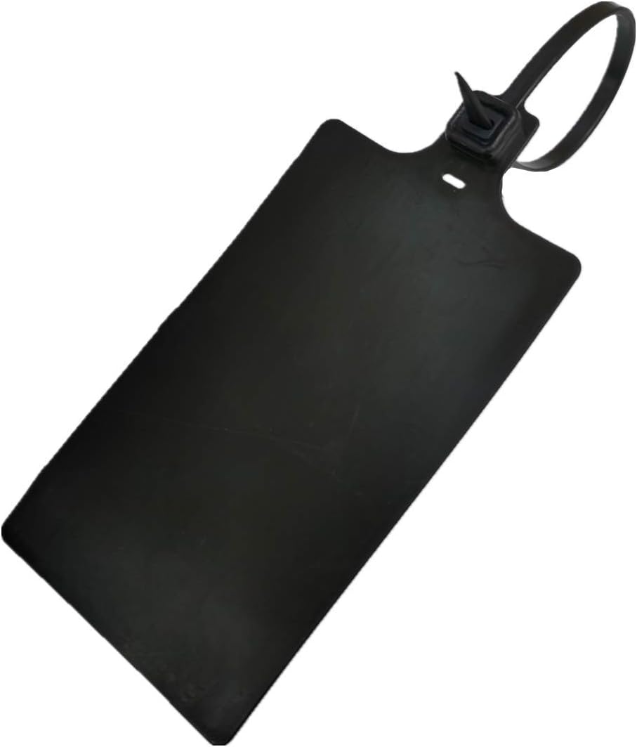 Plastic Seals Shipping Tags Logistics Use Big Sign Tie Large Label Tie, 255mm Total Length, Package of 100pcs (Orange)