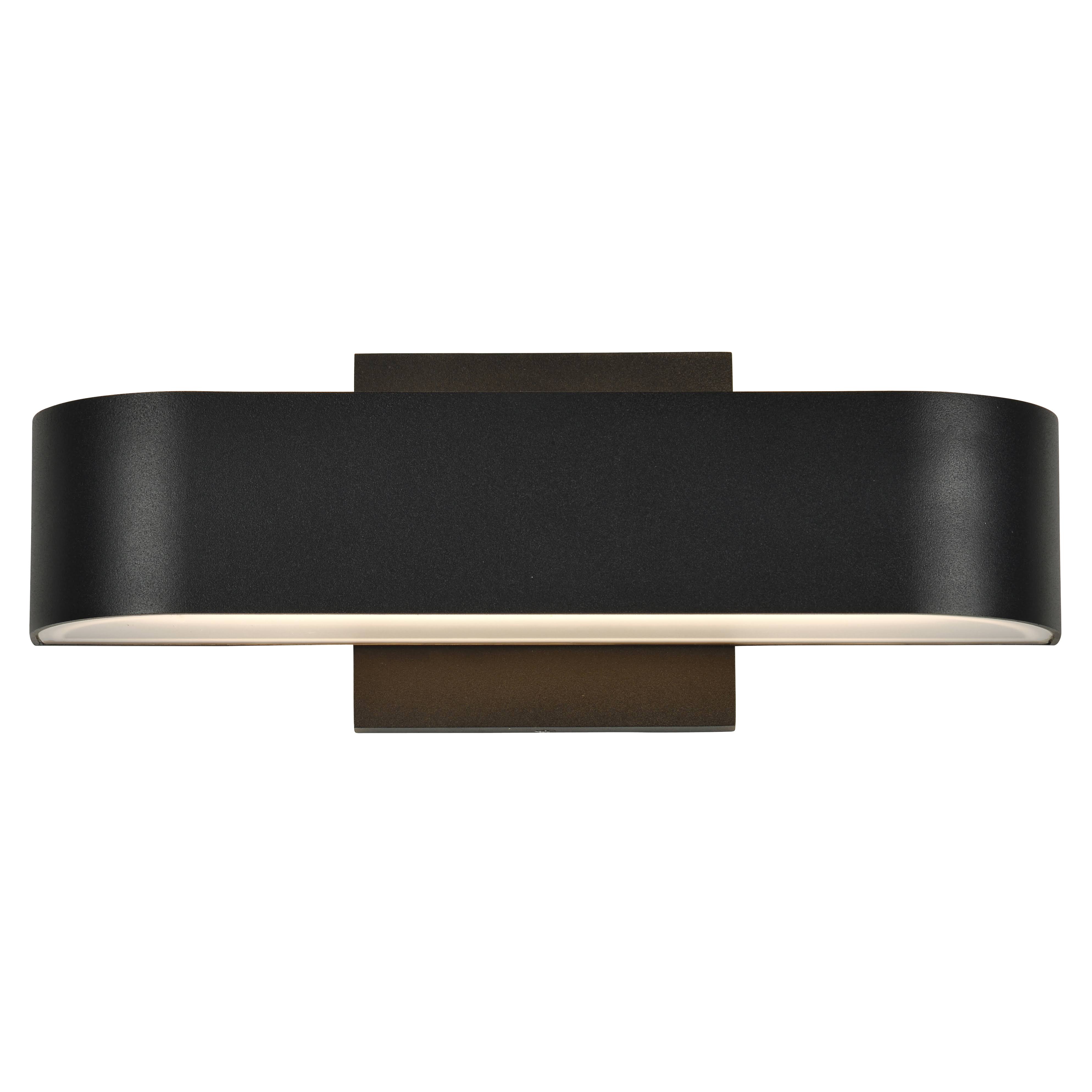Access Montreal Black LED Outdoor Wall Sconce 20046LEDDMG-BL/FST