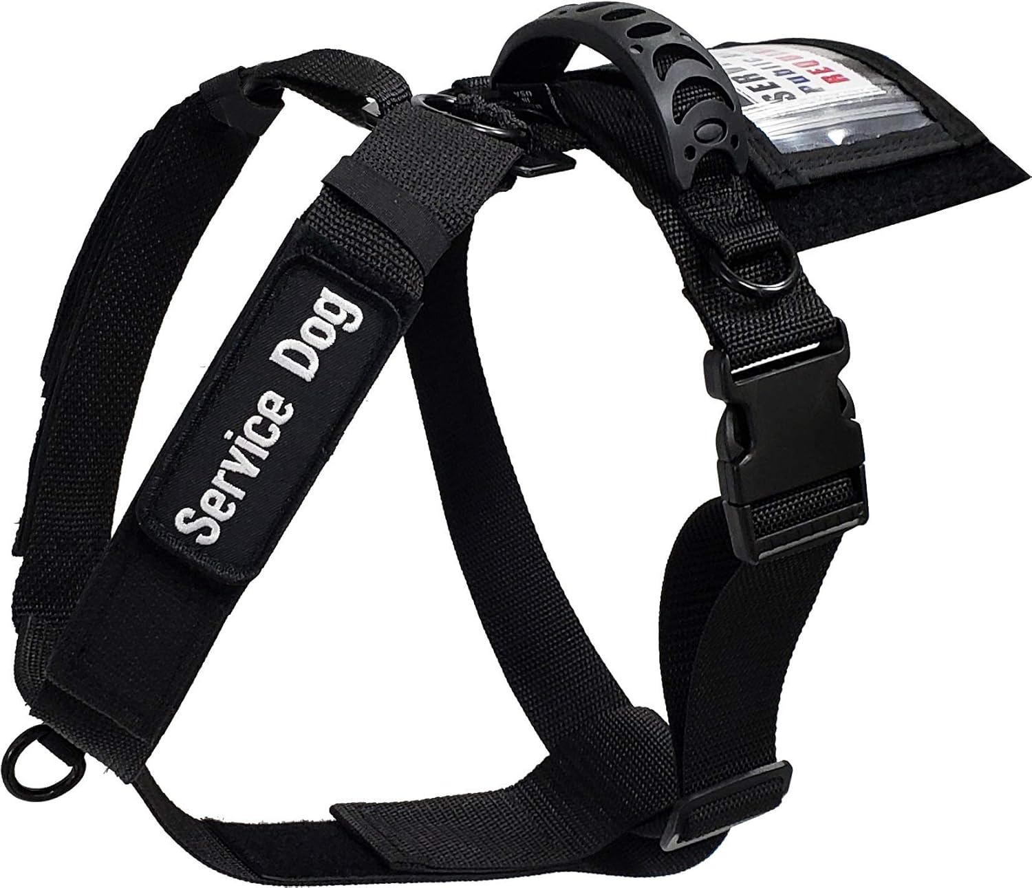 ActiveDogs No-Pull Service Dog Adjustable Strap Harness - Medium/Large Girth 22