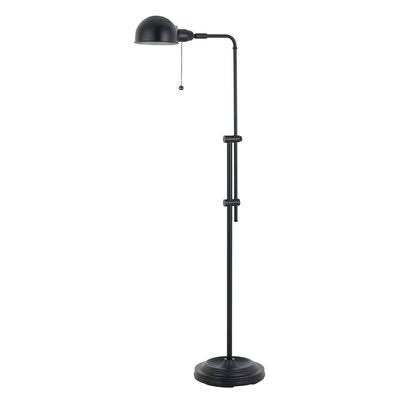 Friston 58x22 Reading Floor Lamp Red Barrel Studio Finish: Black