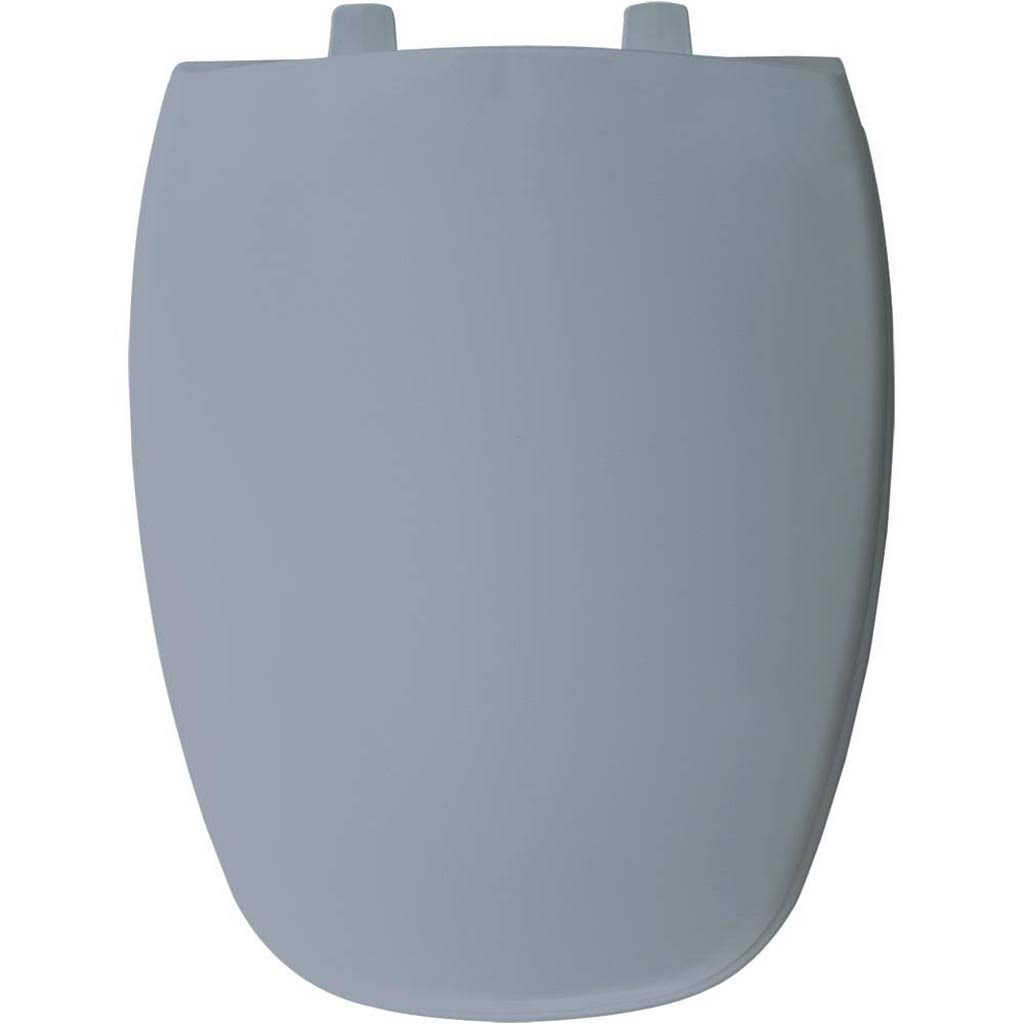 Bemis 1240205 304 Plastic Elongated Toilet Seat in Glacier Blue