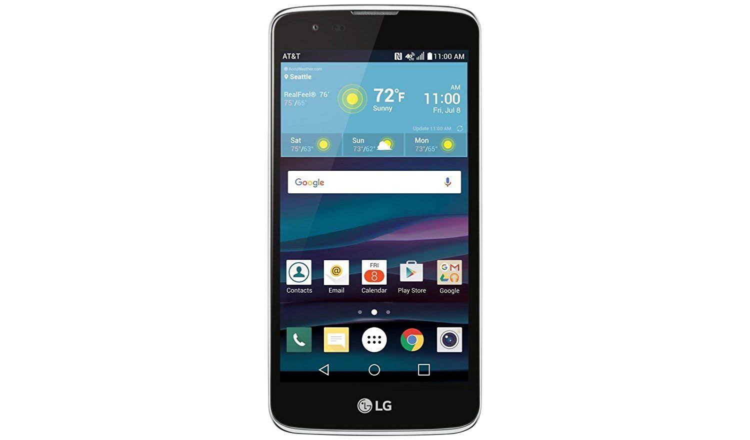 LG Phoenix 2 K371 Atu0026t Unlocked GSM 4G LTE Android Smartphone Black