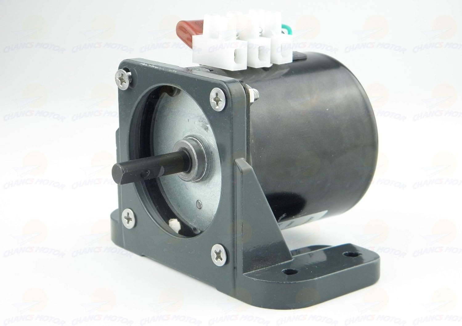 60KTYZ 110V 8-10RPM Metal Geared for Rotisserie Turntable with Gear Reduction Motor Holder Bracket and Power Cord Switch Plug Pack of 2