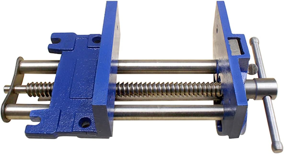 AIWFL Woodworking Vise 10.5 Inch Rapid Acting Wood Working Vise Quick Release Woodworking Bench Vise Heavy-Duty Cast Iron Woodworker's Vise