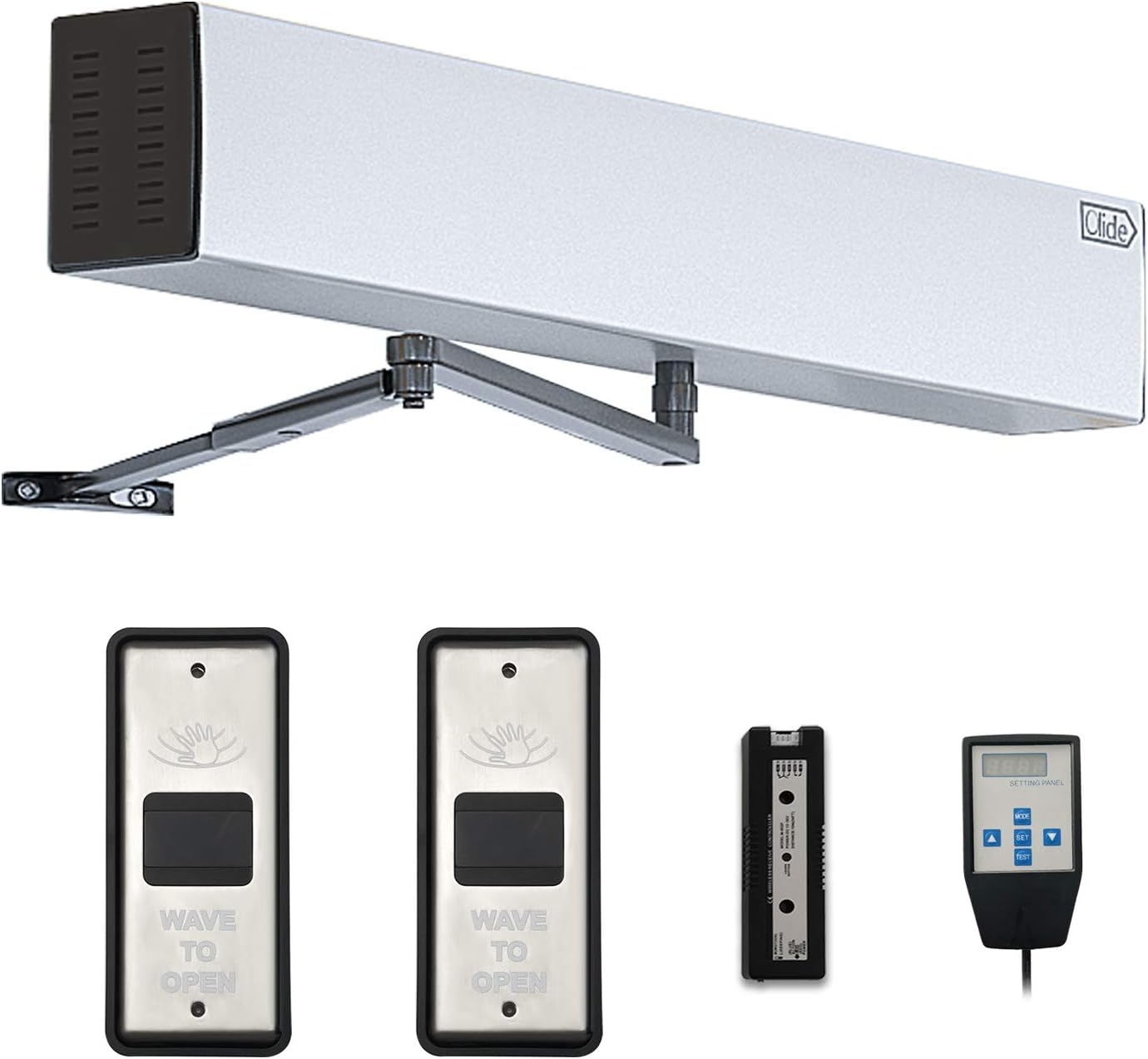 Automatic Door Opener, Pair with 2 Wireless Touchless Activation Swtiches
