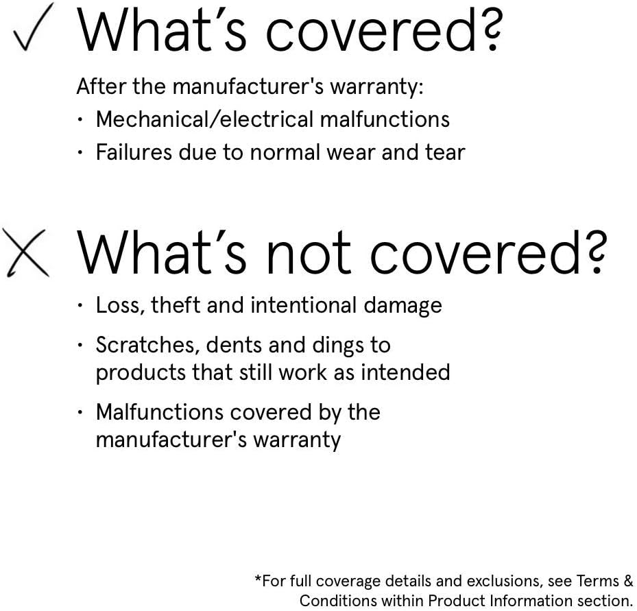 ASURION 2 Year Floorcare Extended Protection Plan $1000-1249.99 Pack of 2