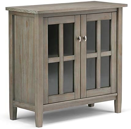 Atlin Designs Accent Cabinet in Distressed Gray