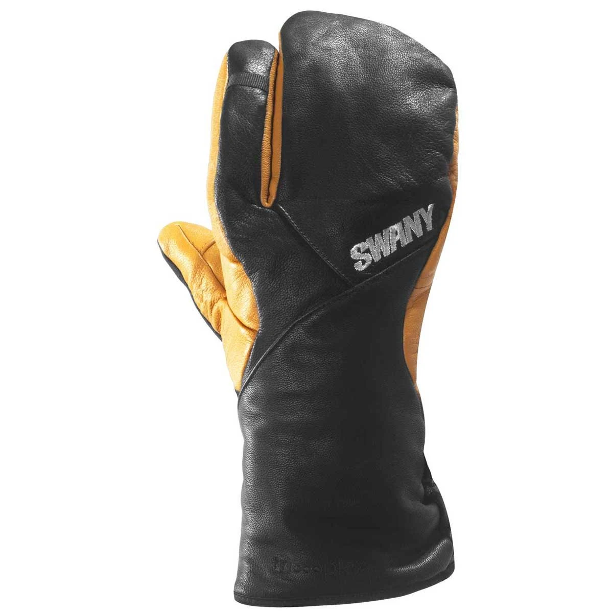 Swany Hawk Under Three Finger Mitt - Black and Segale - M