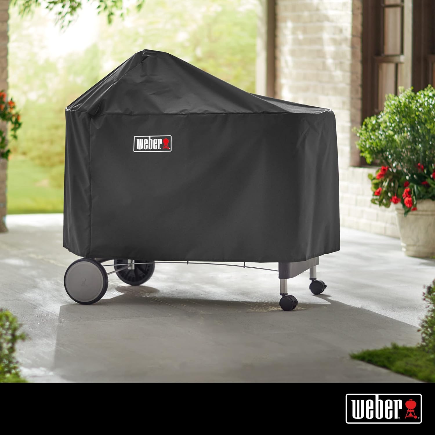 Weber Grill Cover for Performer Premium and Deluxe, 22 Inch, Black Pack of 2