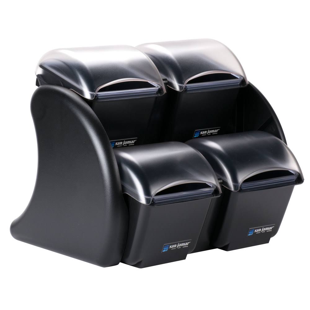 San Jamar BDS2401NL Dome Stacker, 2/2 Mini Domes, 2 Quart Deep Trays