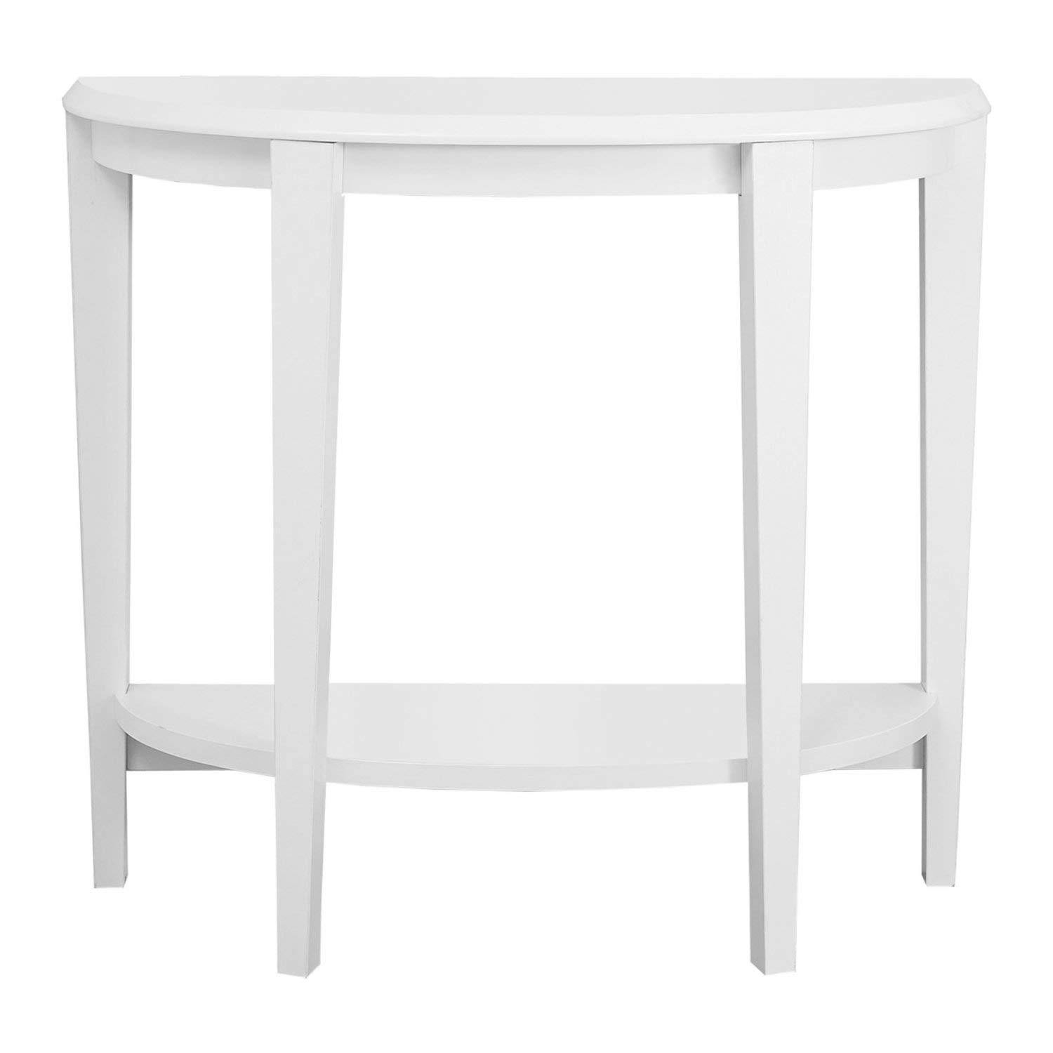 Monarch Specialties Inc. Console Accent Table - White