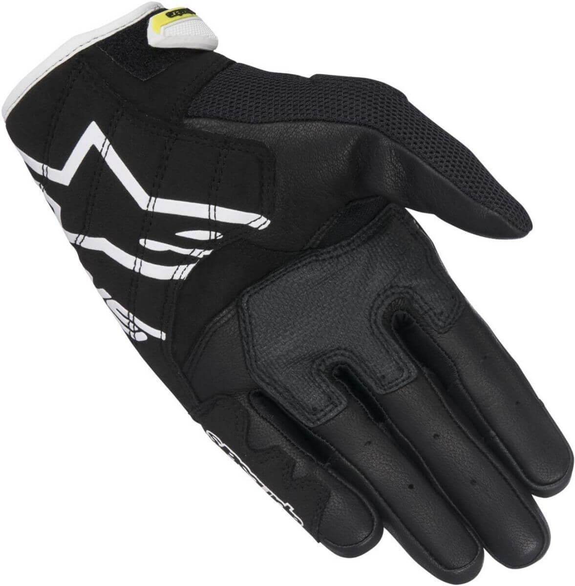 Alpinestars SMX-2 Air Carbon V2 Gloves Black White Yellow Fluo 4XL