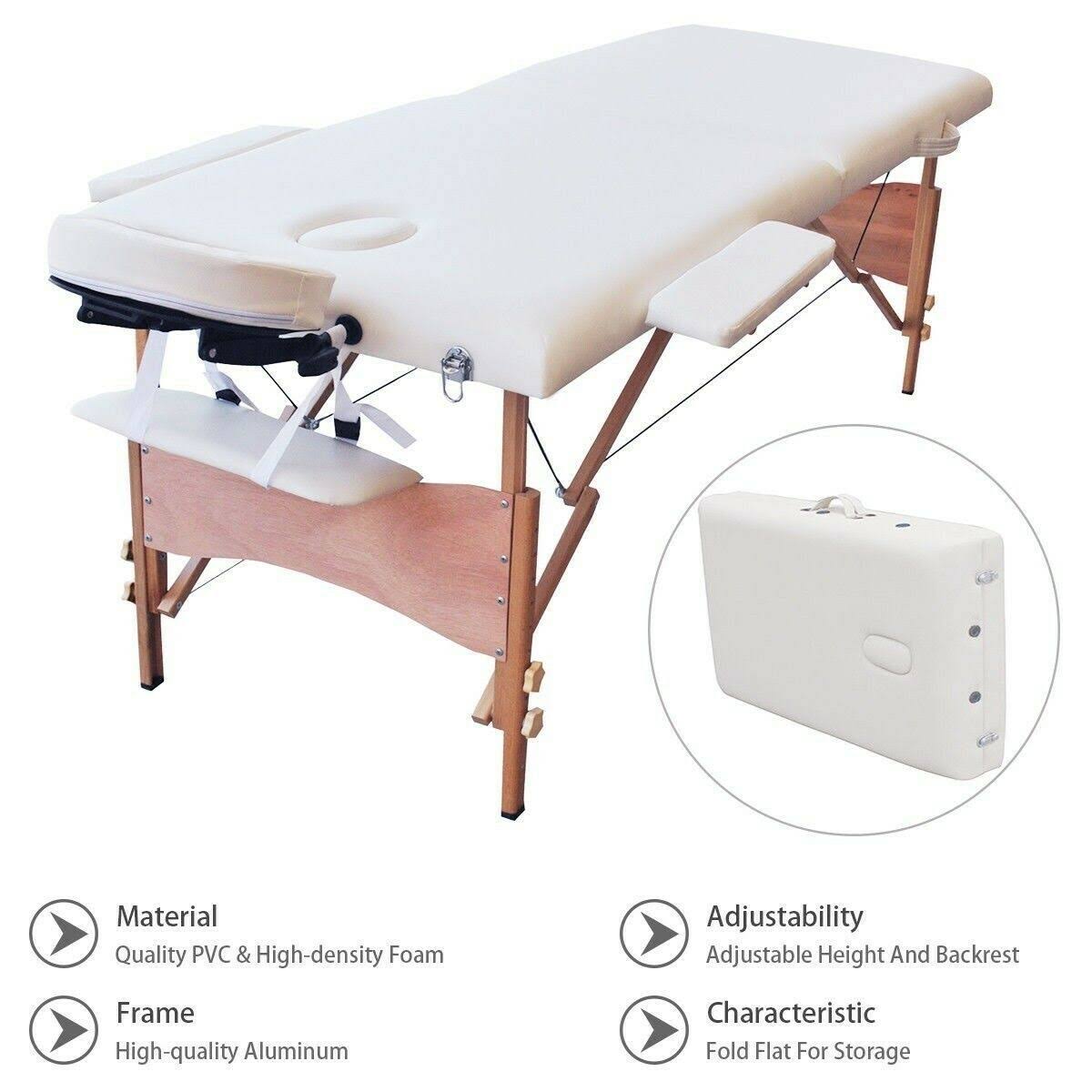 84x22L Portable Massage Table Facial Spa Bed