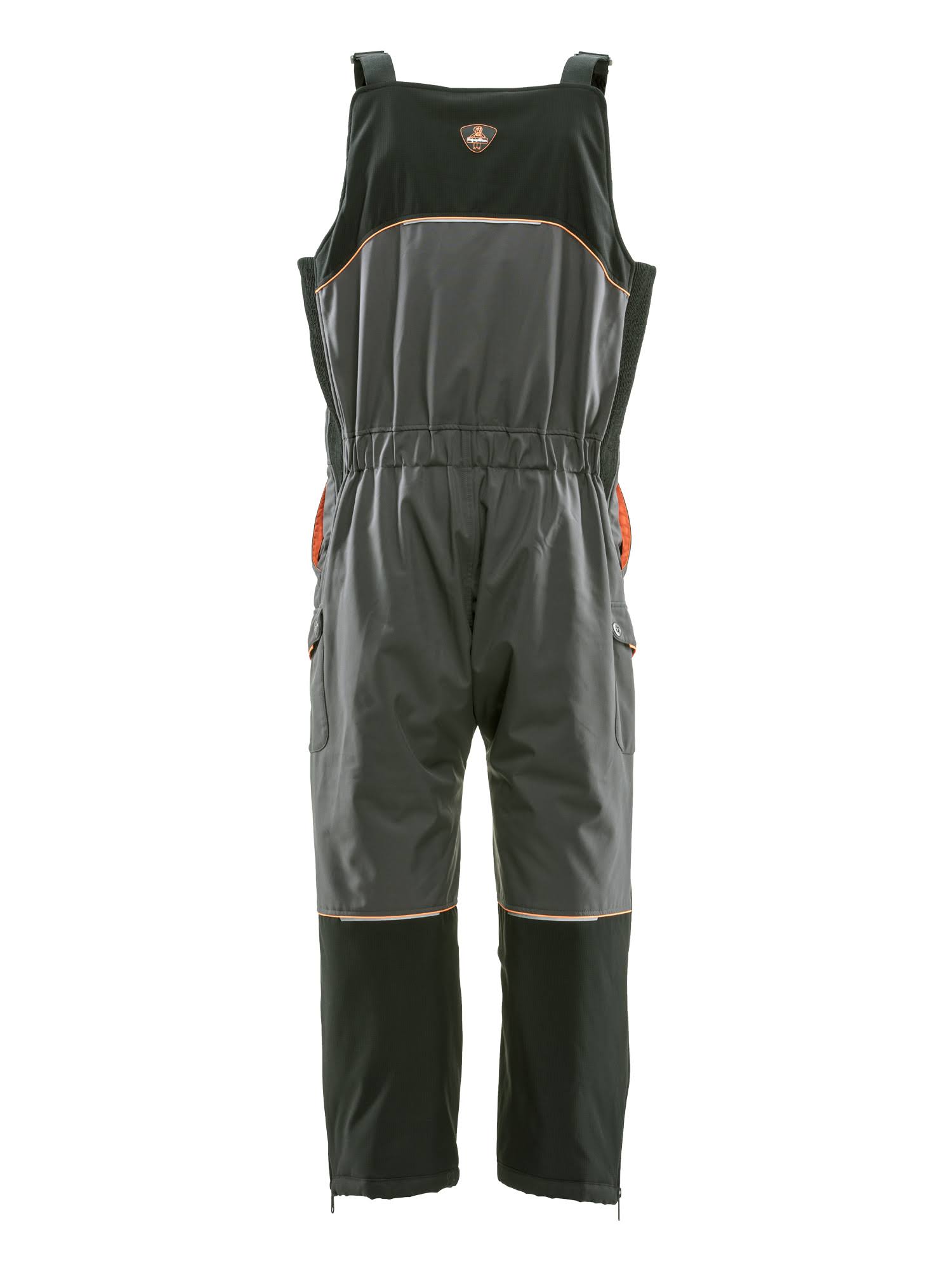 Refrigiwear PolarForce Freezer Bib Overalls - X-Large - Black/Charcoal