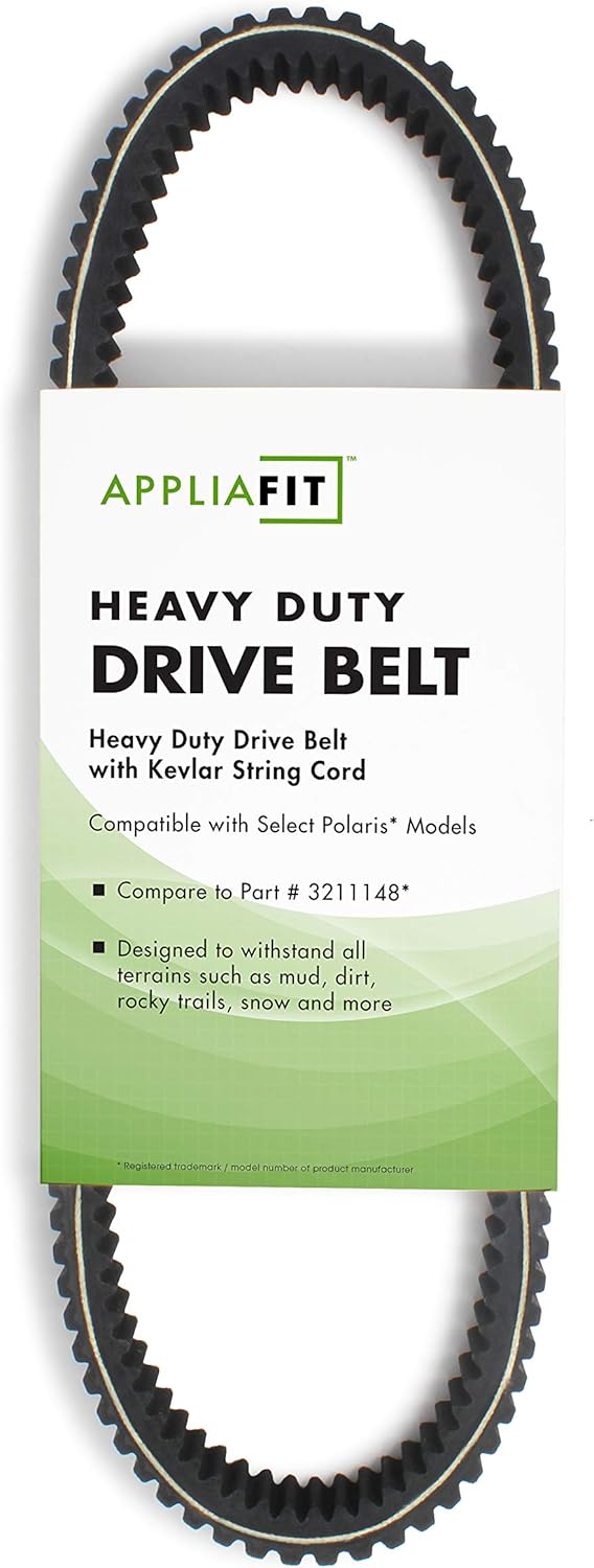 AppliaFit Heavy Duty ATV Drive Belt with Kevlar String Cord Compatible with Polaris 3211148 for RZR 900, RZR XP 900, RZR 1000, RZR XP 1000 (1-Pack)