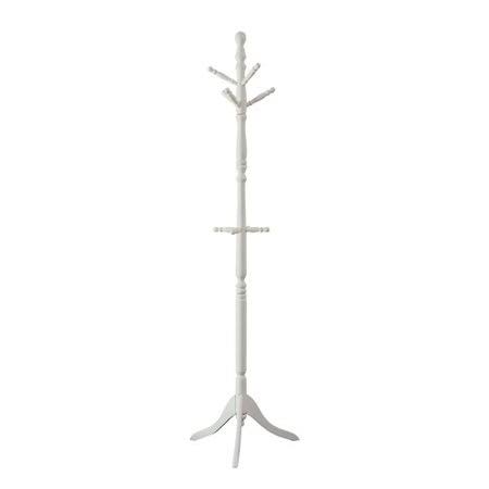 Bawtry Solid Wood 10 Hooks Coat Rack August Grove Finish: White