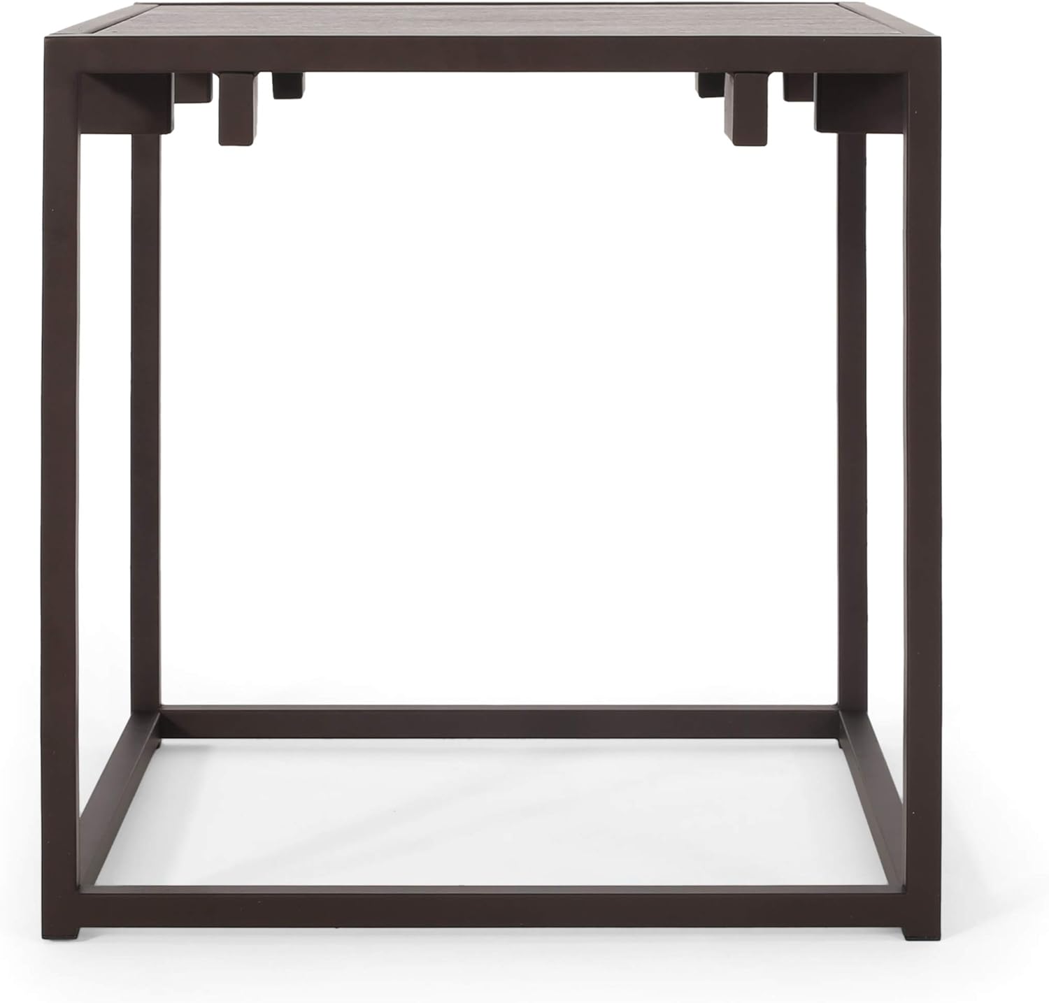 Christopher Knight Home Reidsville END Table, Gray + Bronze Pack of 2