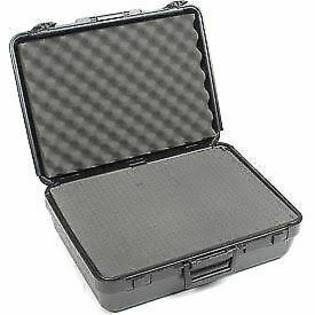 Black Plastic Protective Storage Cases with Pinch Tear Foam 19x22X14x22X6x22