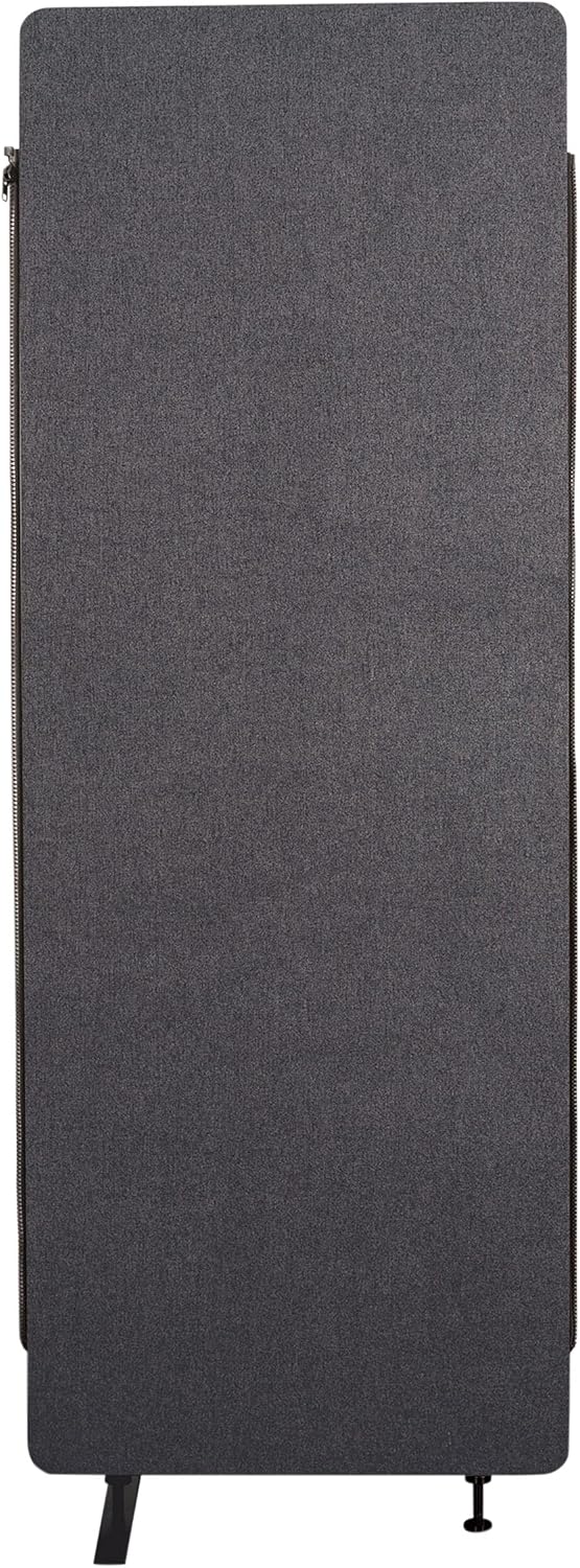 Stand Up Desk Store ReFocus Freestanding Noise Reducing Acoustic Room Wall Divider Office Partition (Midnight Blue, 72