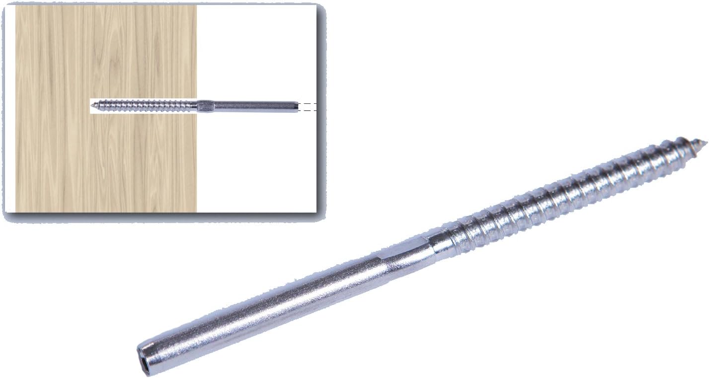 VistaView CableTec Stainless Steel Hand-Crimp Lag Stud for 1/8