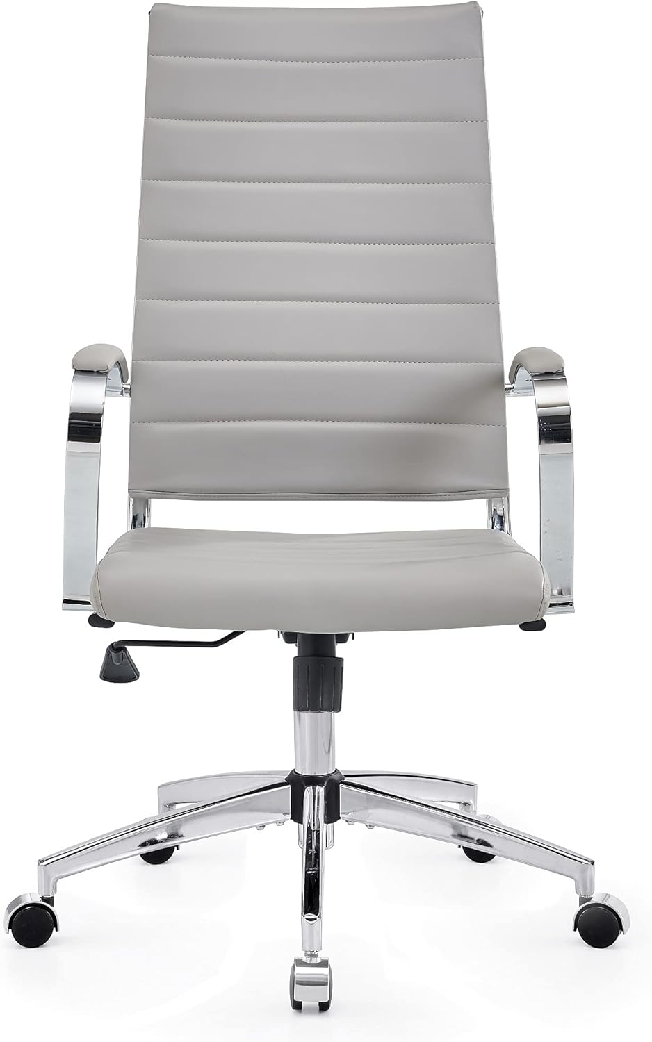 CAROCC Gold Office Chair Executive Office Chair Ergonomic High Back Conference Computer Chair with Lumbar Support White Executive Swivel Office Desk Chair 350+lb 4020 (Gold White)