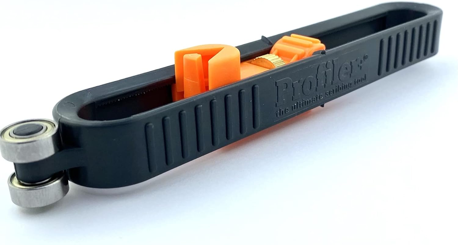 Profiler+ The Ultimate Scribing Tool. Transfer the outline of any surface onto your material with speed and accuracy using your favourite marker. Just Scribe Cut Fit