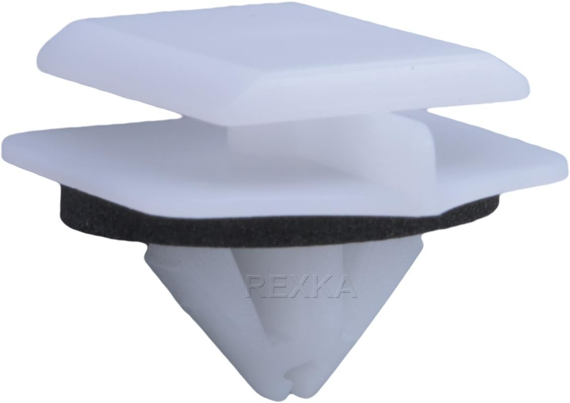 Rexka Door Cladding Moulding Clips with Sealer for Ford Edge Lincoln MKX (Pack of 15)