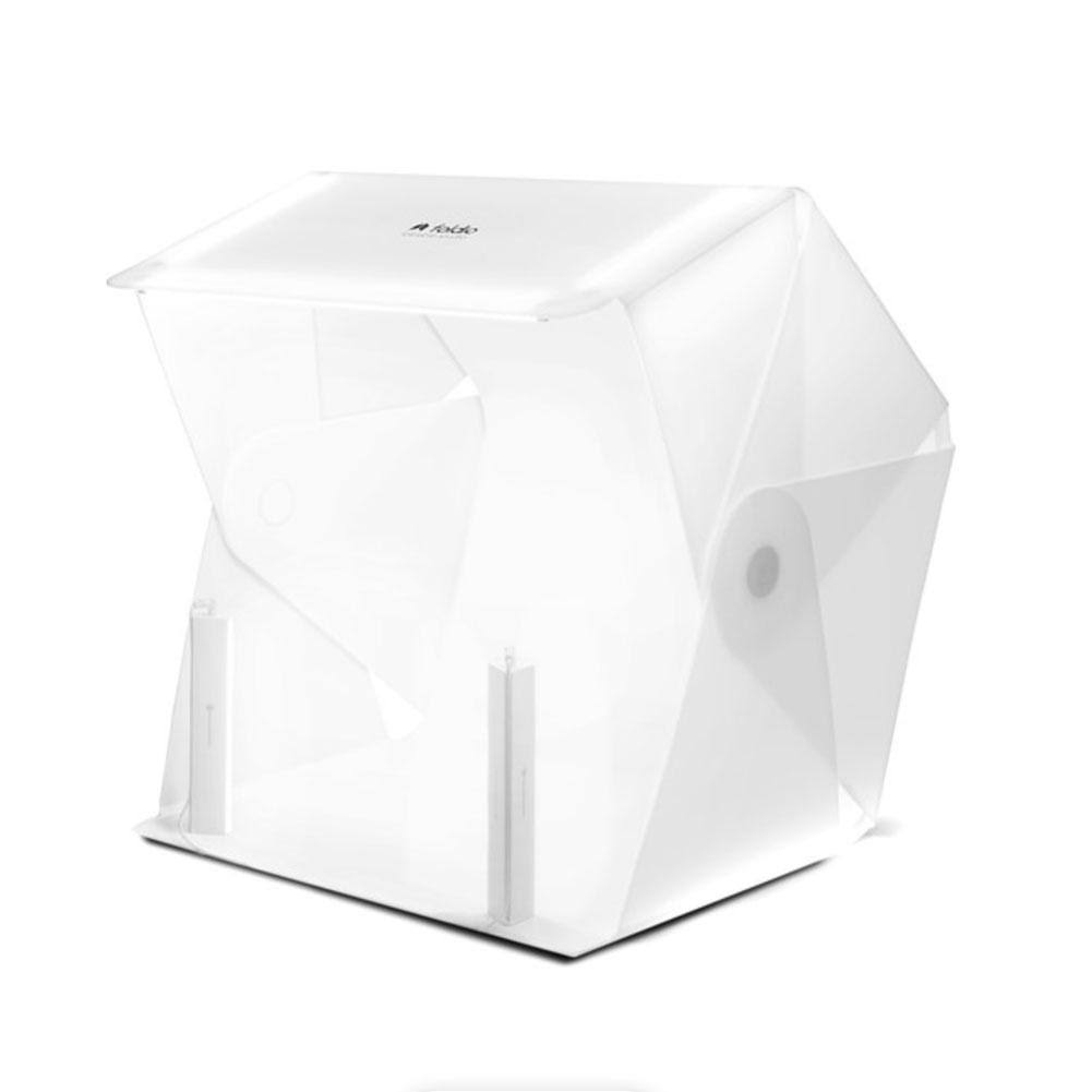 Foldio3 25x22 Inch All-in-One Photography Studio Tent Box (Includes LED Lights and 2 Backdrops)
